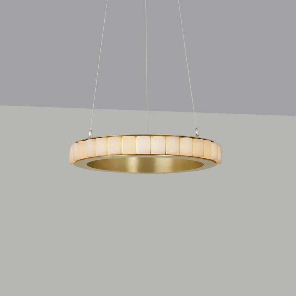 Alabaster Avalon Halo Chandelier