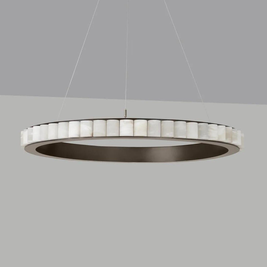 Alabaster Avalon Halo Chandelier
