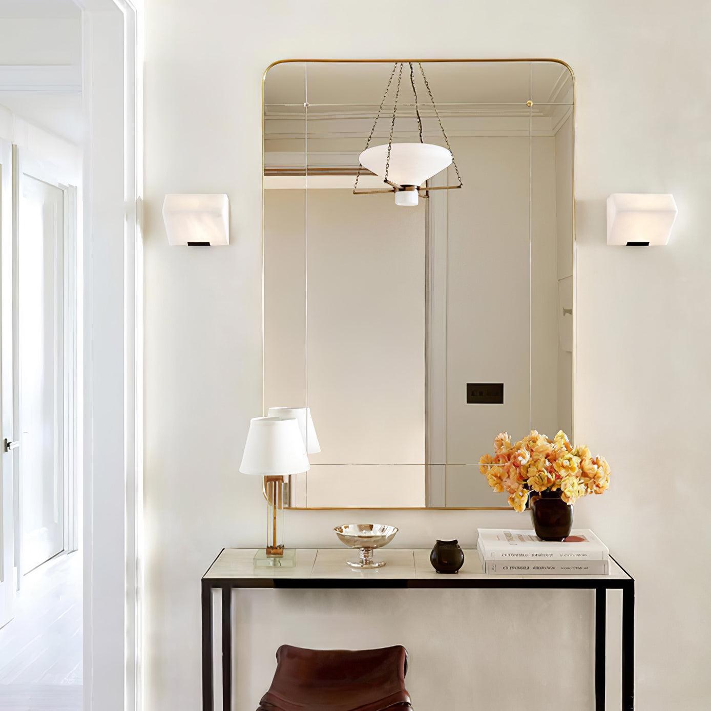 Alabaster Staircase Wall Lamp