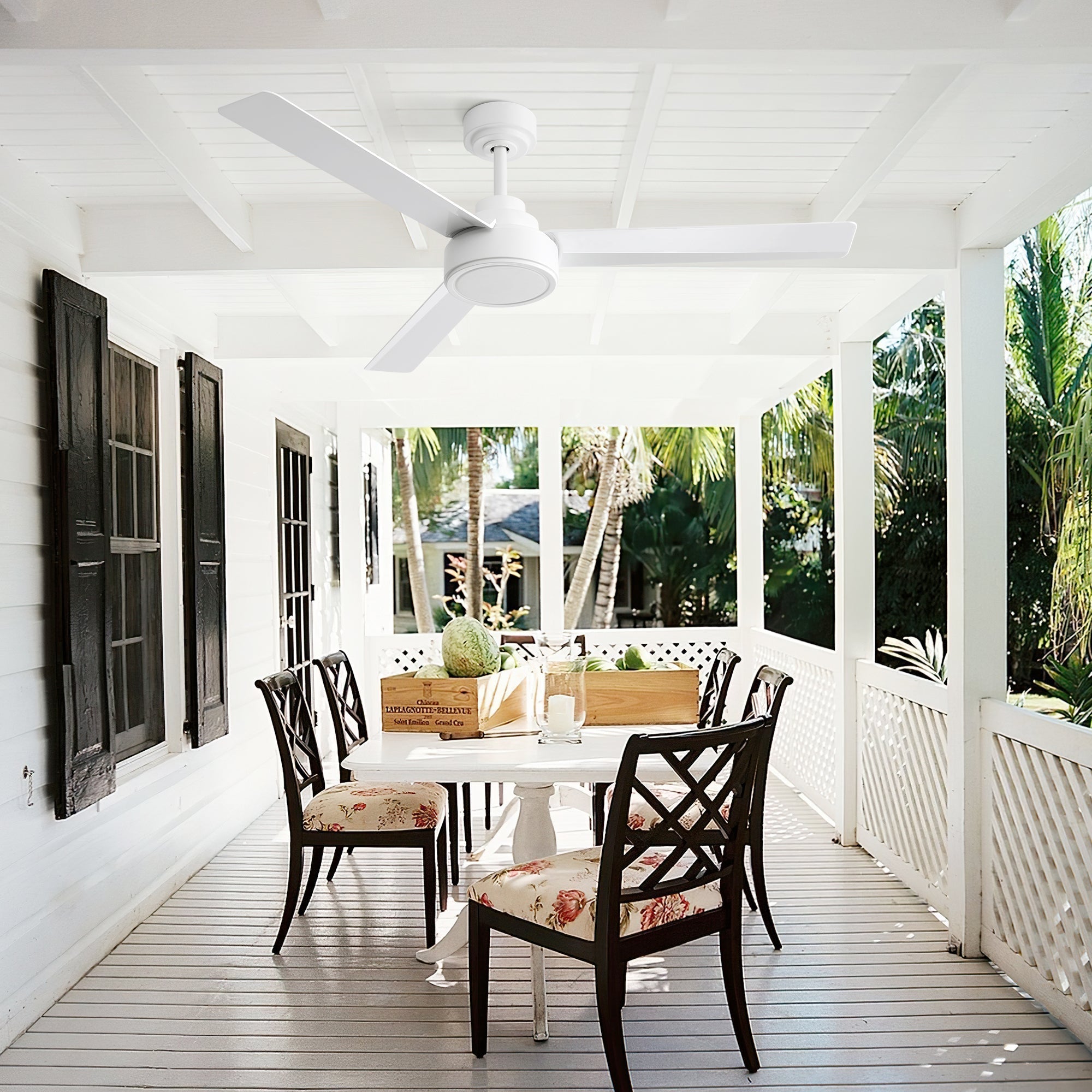 Alderwood Farmhouse Style Ceiling Fan Light