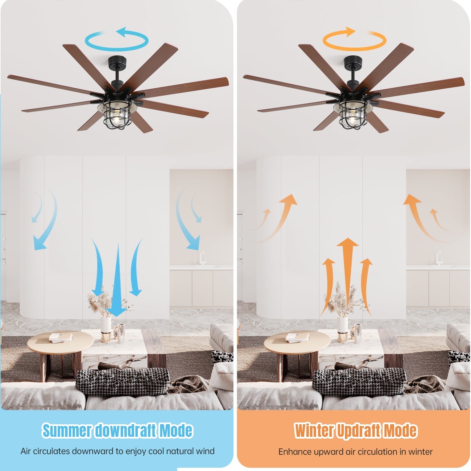 Alistair Ceiling Fan with Light