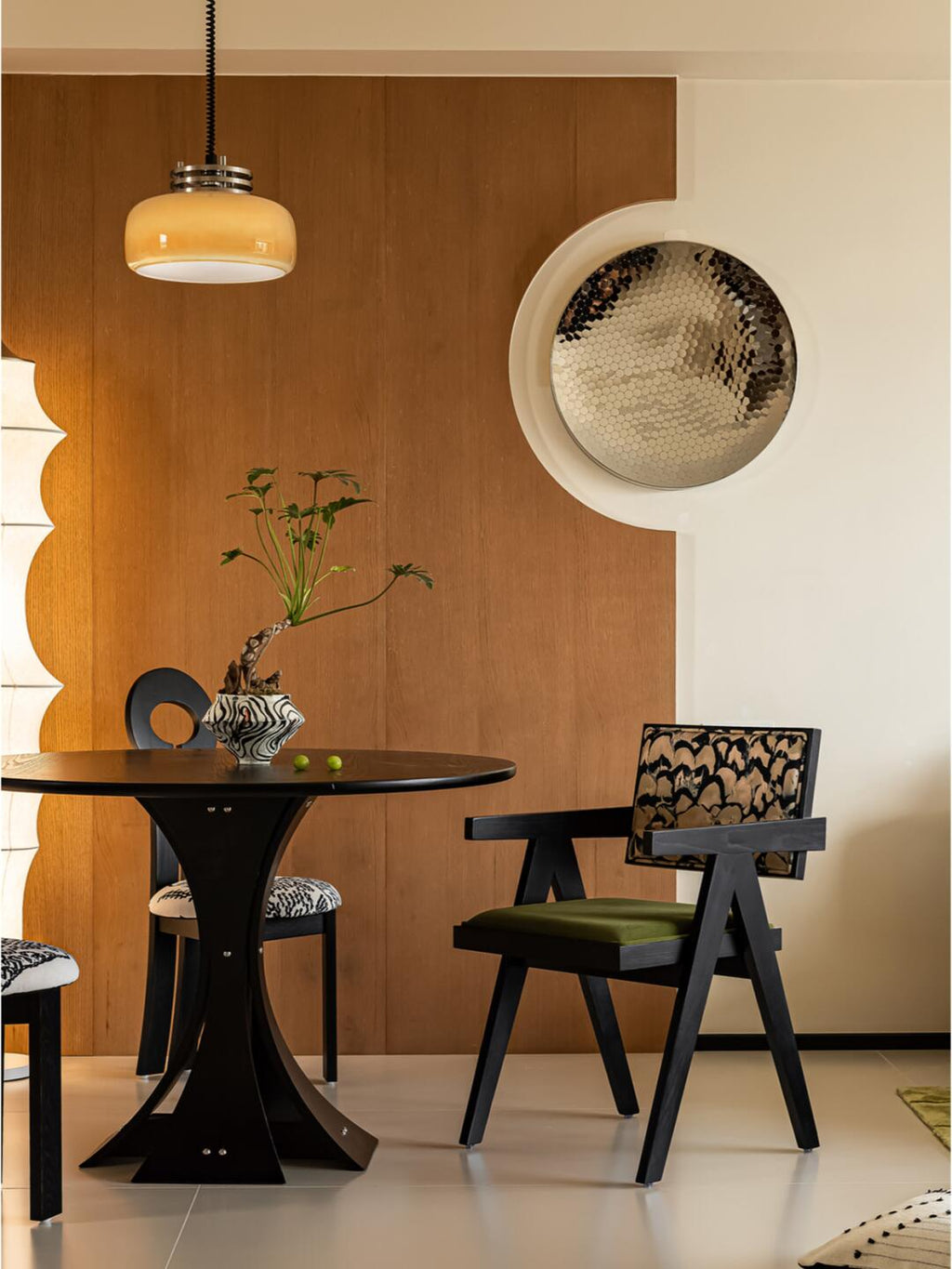 Amber Glow Pendant Light