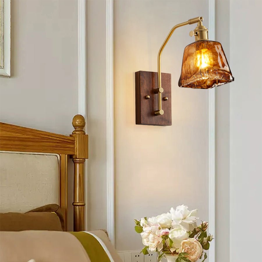 Amber Wall Light