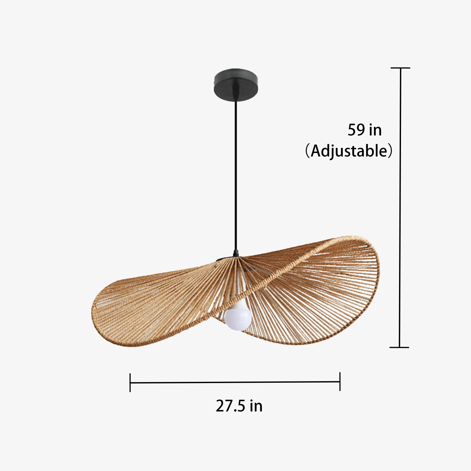 Ancient Rhyme Rattan Woven Pendant Light - ZozHome