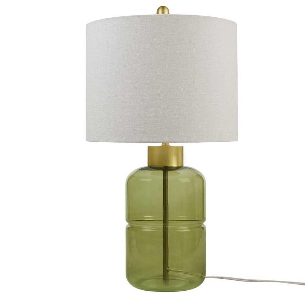 Aqua Serenity Green Glass Table Lamp