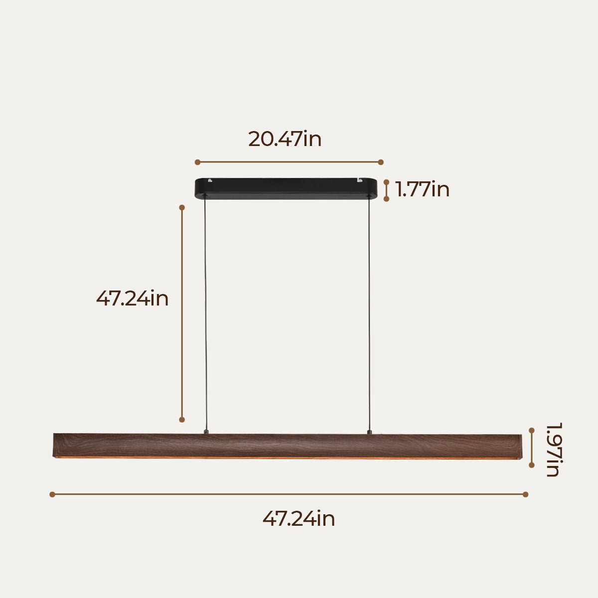 Arden Wood Dining Pendant Light