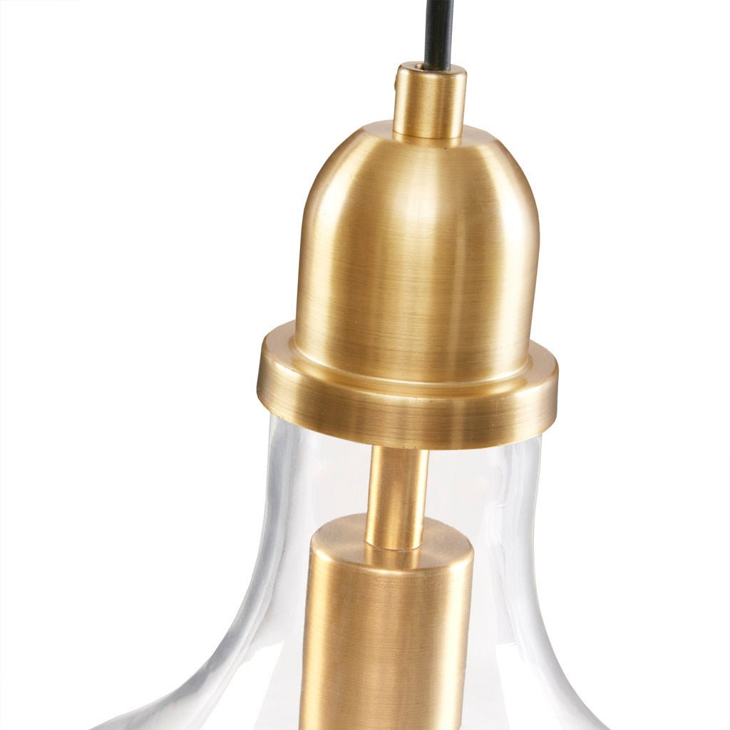 Auburn Bell Glass Pendant Light