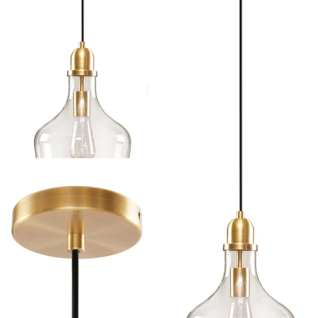 Auburn Bell Glass Pendant Light