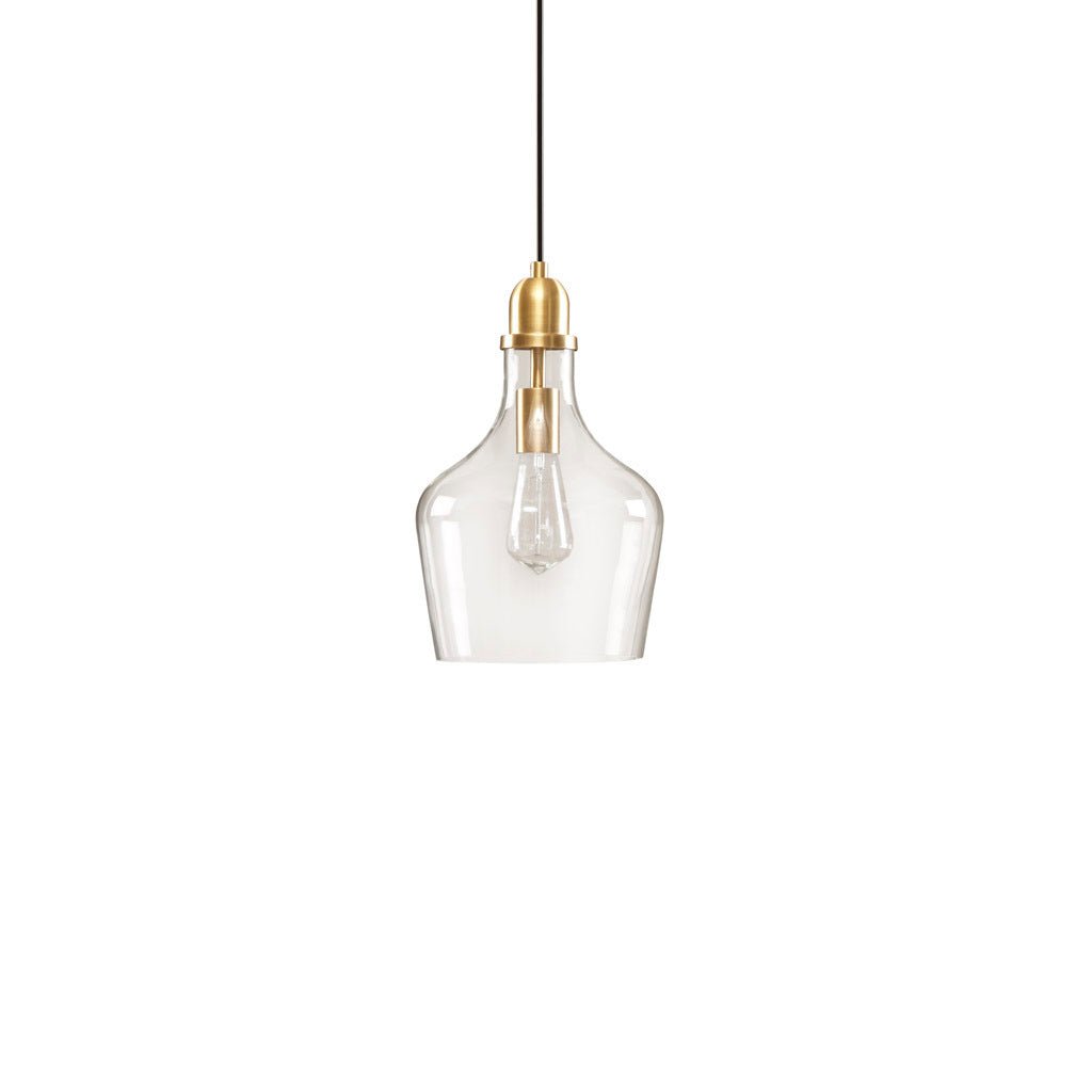 Auburn Bell Glass Pendant Light