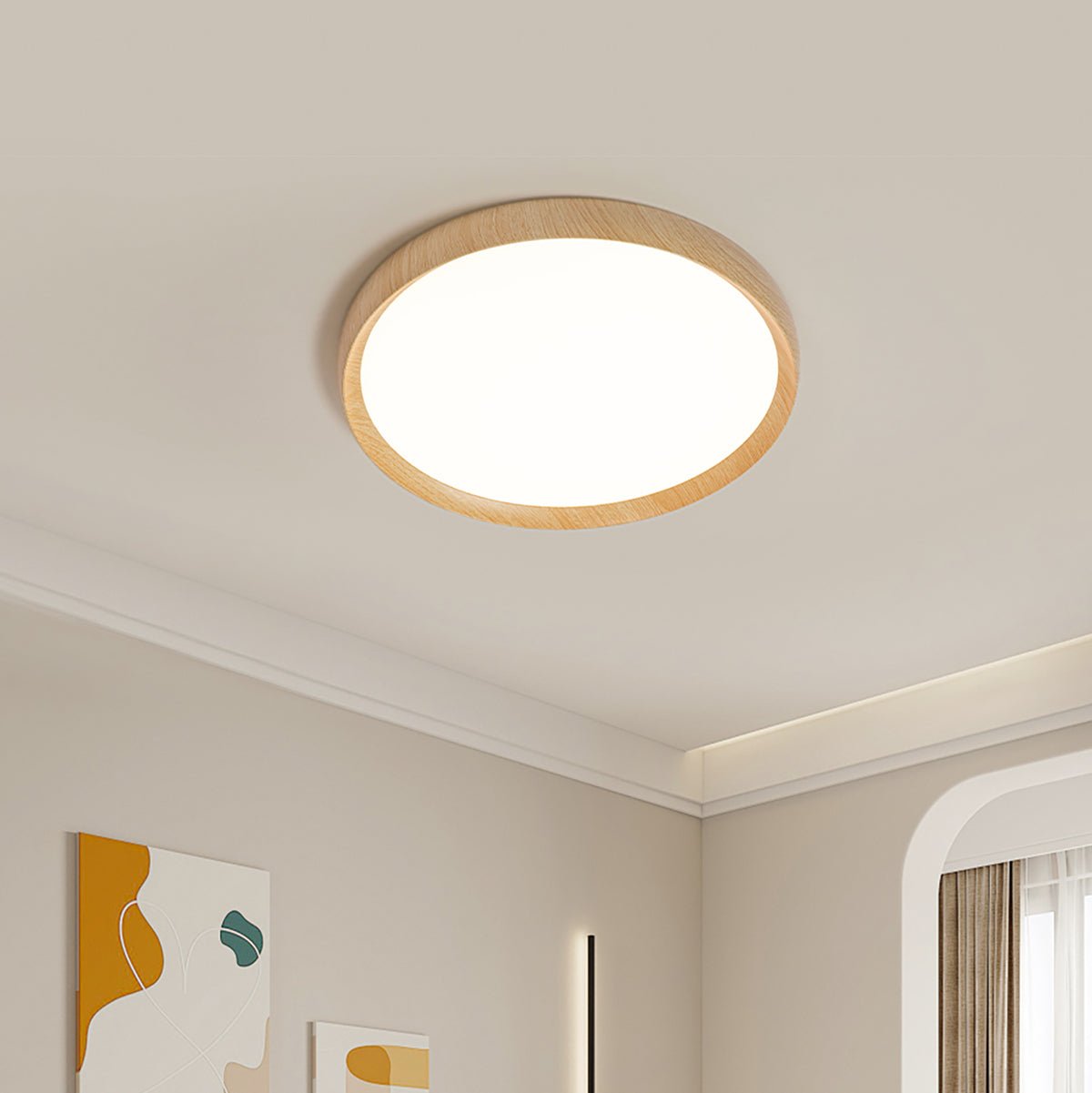 Aurora Wood Ceiling Light