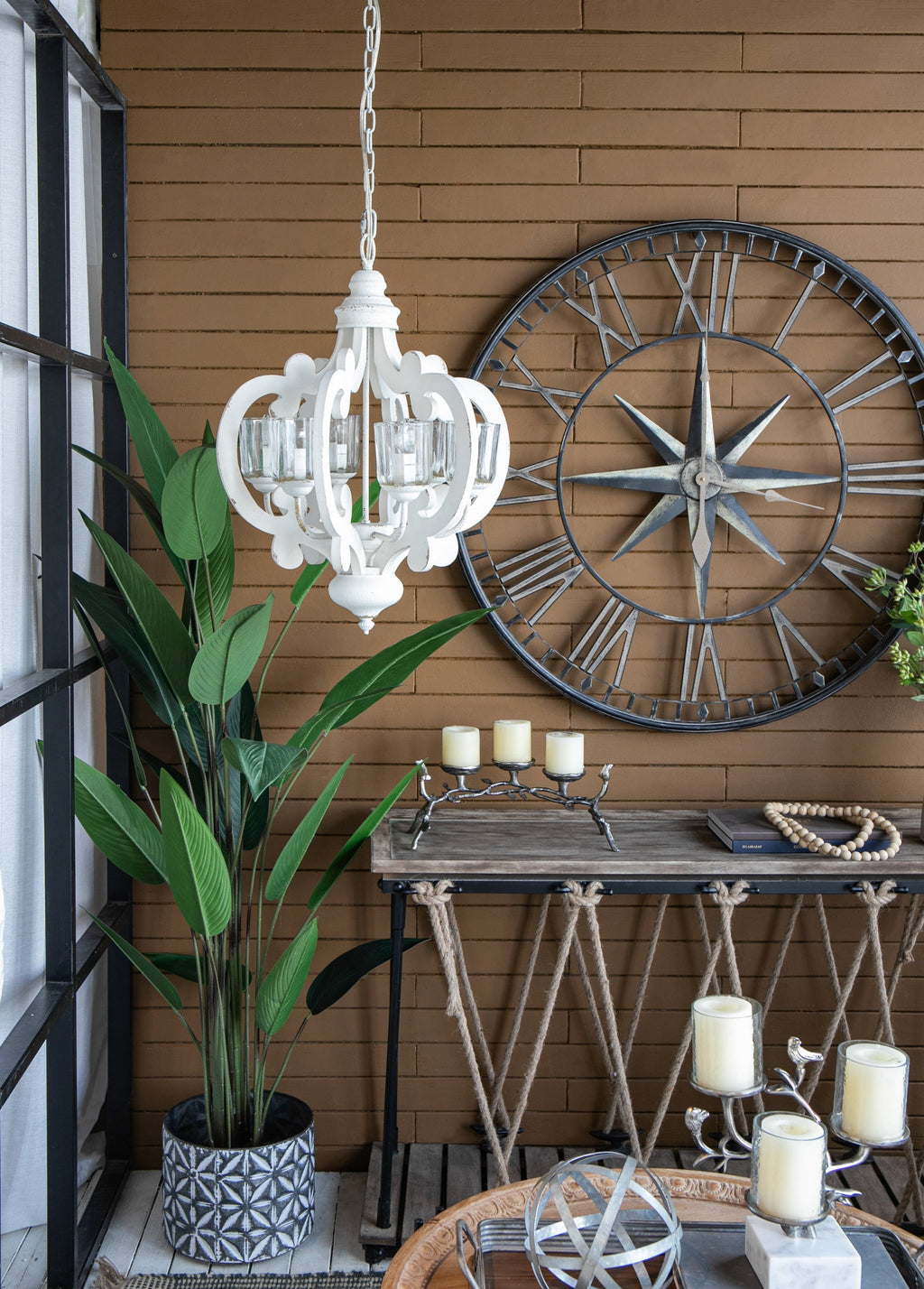 Ayrton Wooden Chandelier
