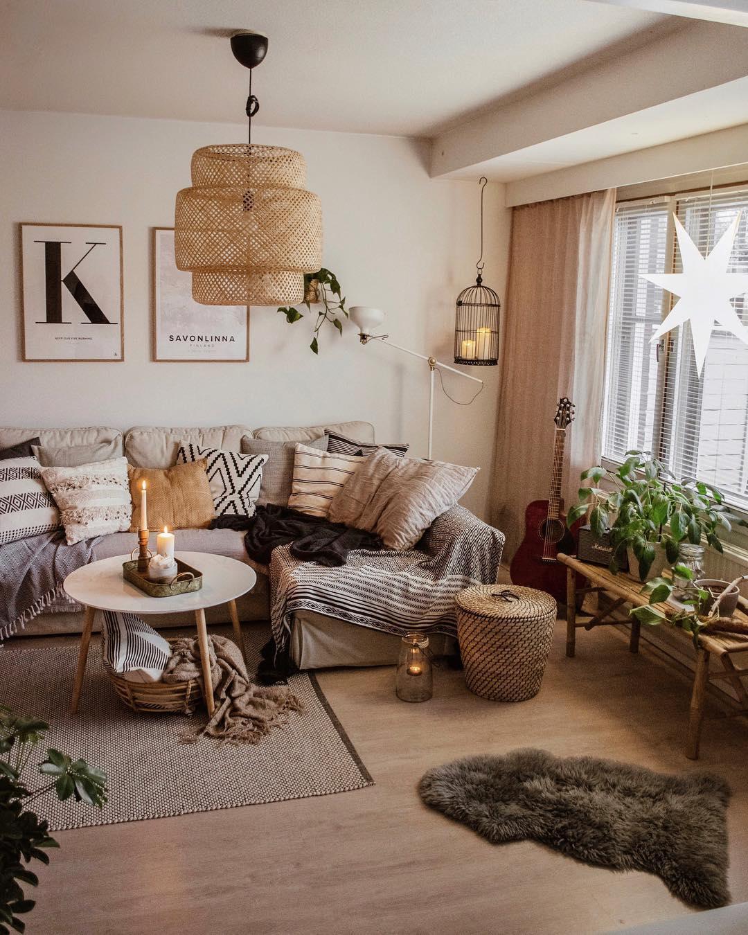 Bamboo Weaving Pendant Light