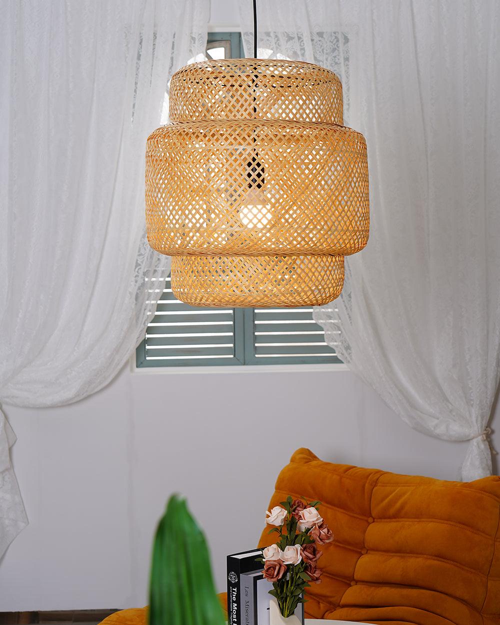 Bamboo Weaving Pendant Light