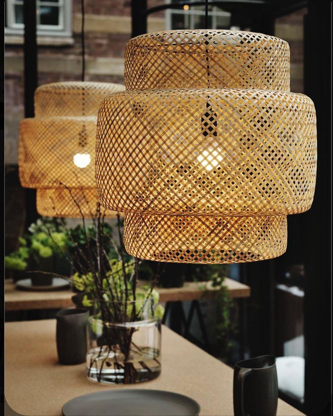 Bamboo Weaving Pendant Light