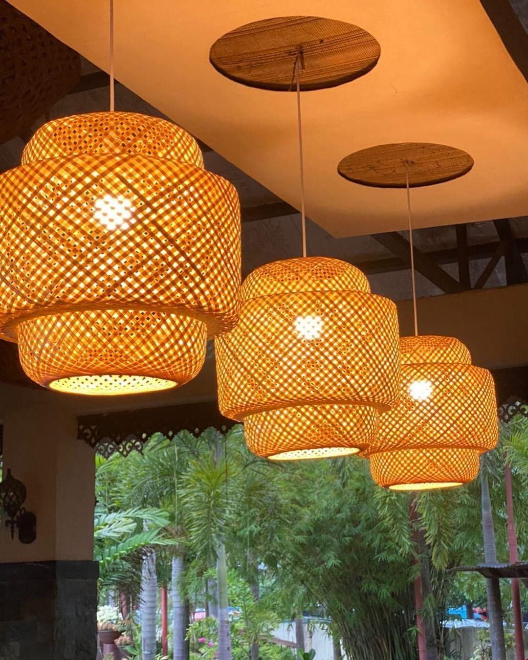 Bamboo Weaving Pendant Light