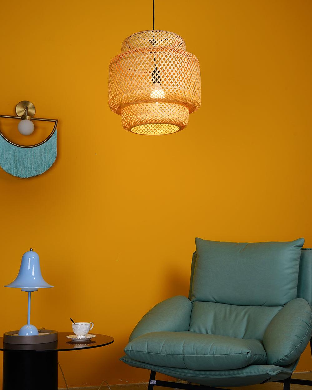 Bamboo Weaving Pendant Light