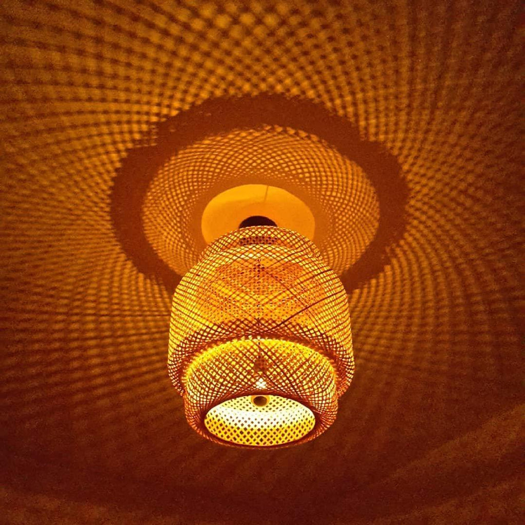 Bamboo Weaving Pendant Light