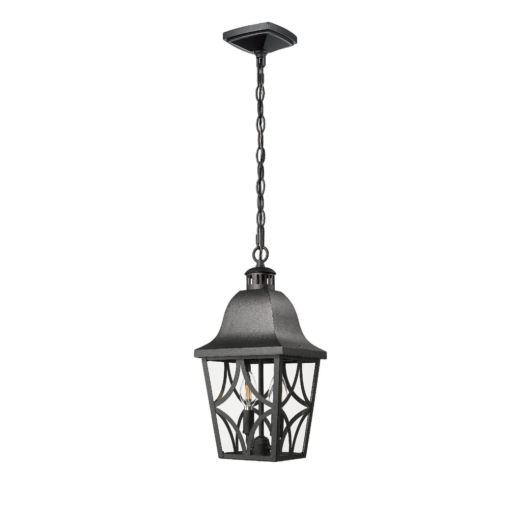 Black Elegance Outdoor Pendant Light