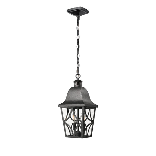 Black Elegance Outdoor Pendant Light