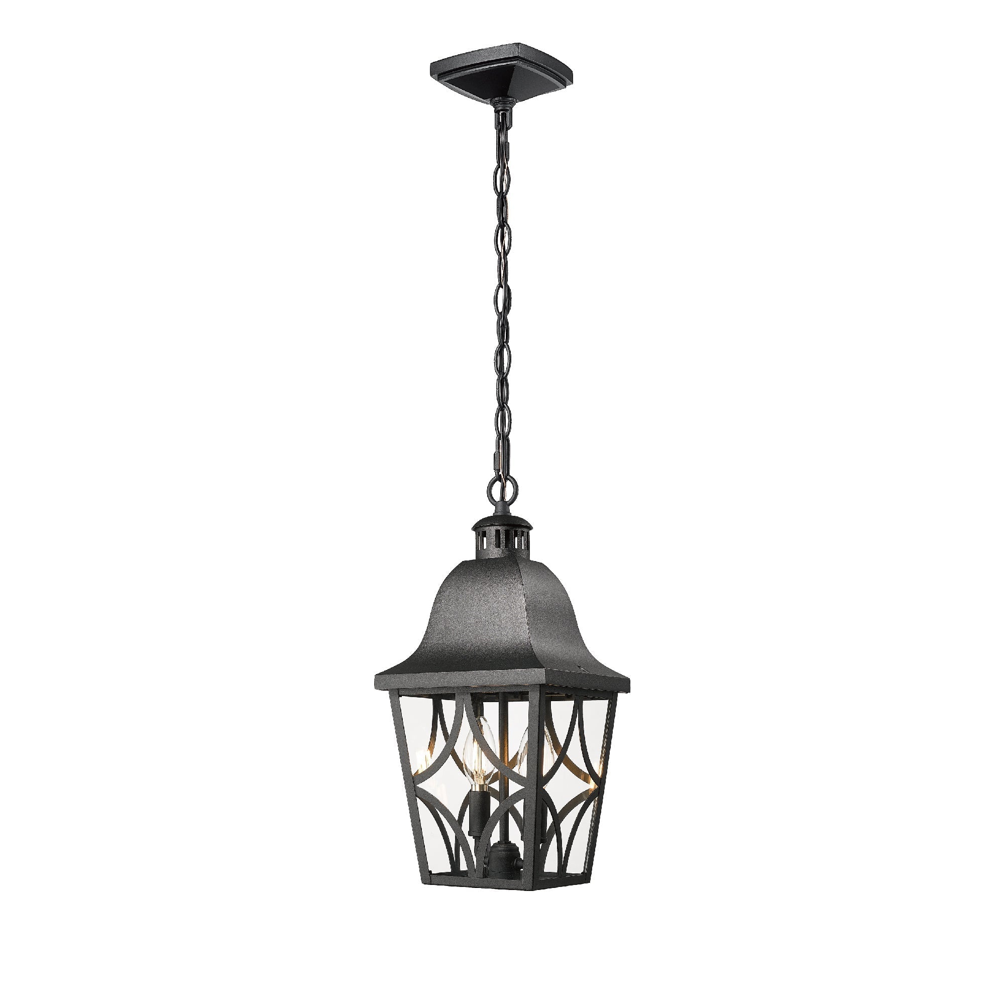 Black Elegance Outdoor Pendant Light