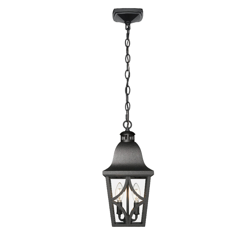 Black Elegance Outdoor Pendant Light