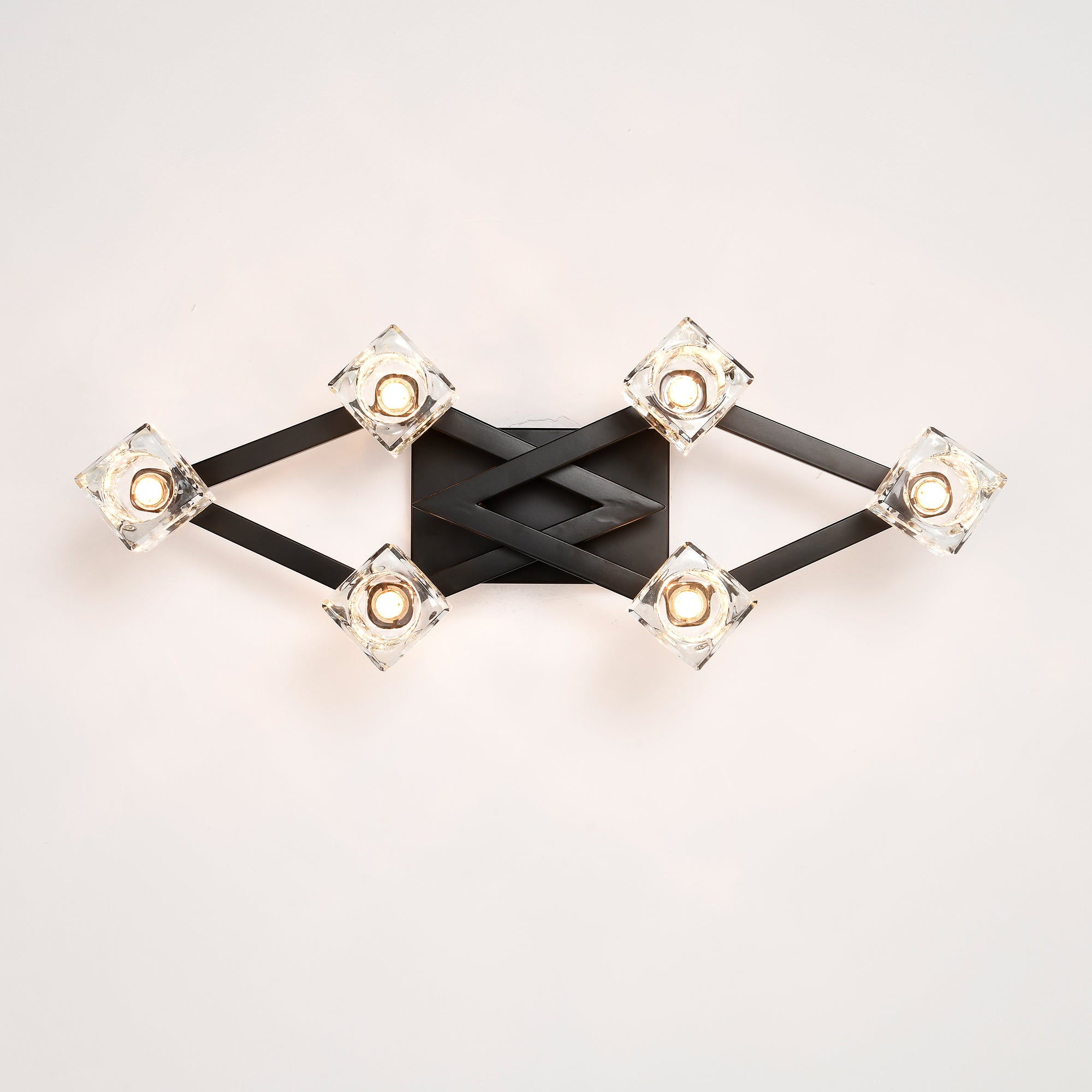 Black Iron Cage Ceiling Light