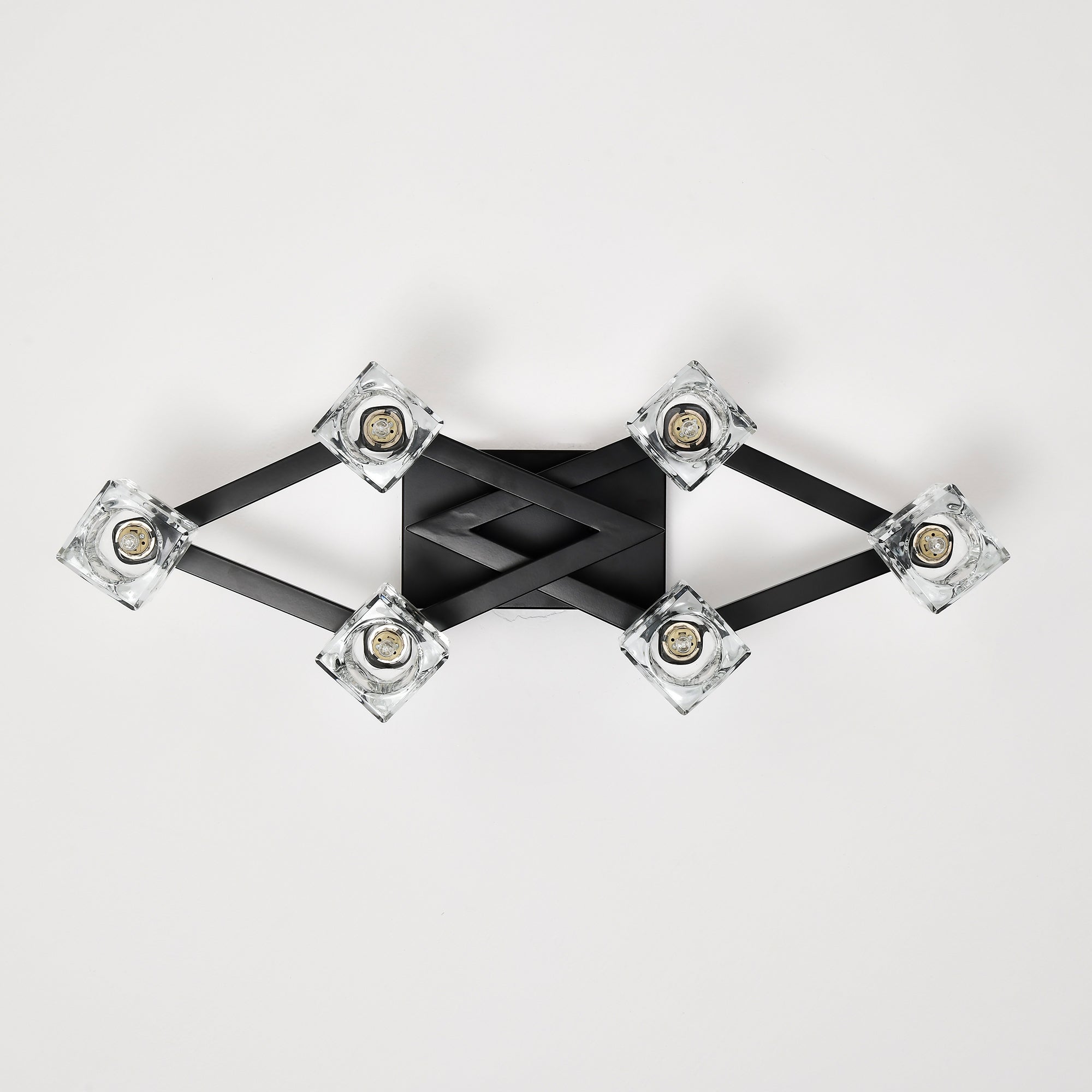 Black Iron Cage Ceiling Light