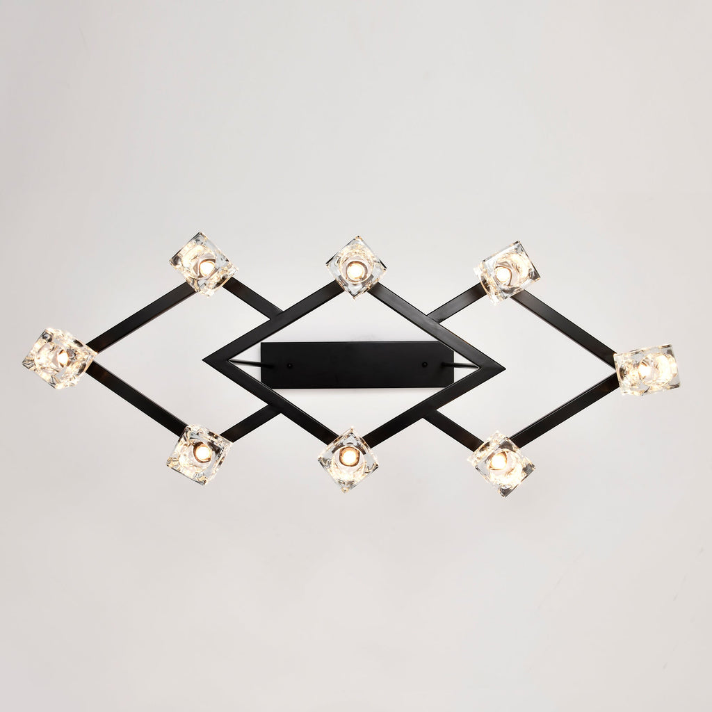 Black Iron Lantern Chandelier