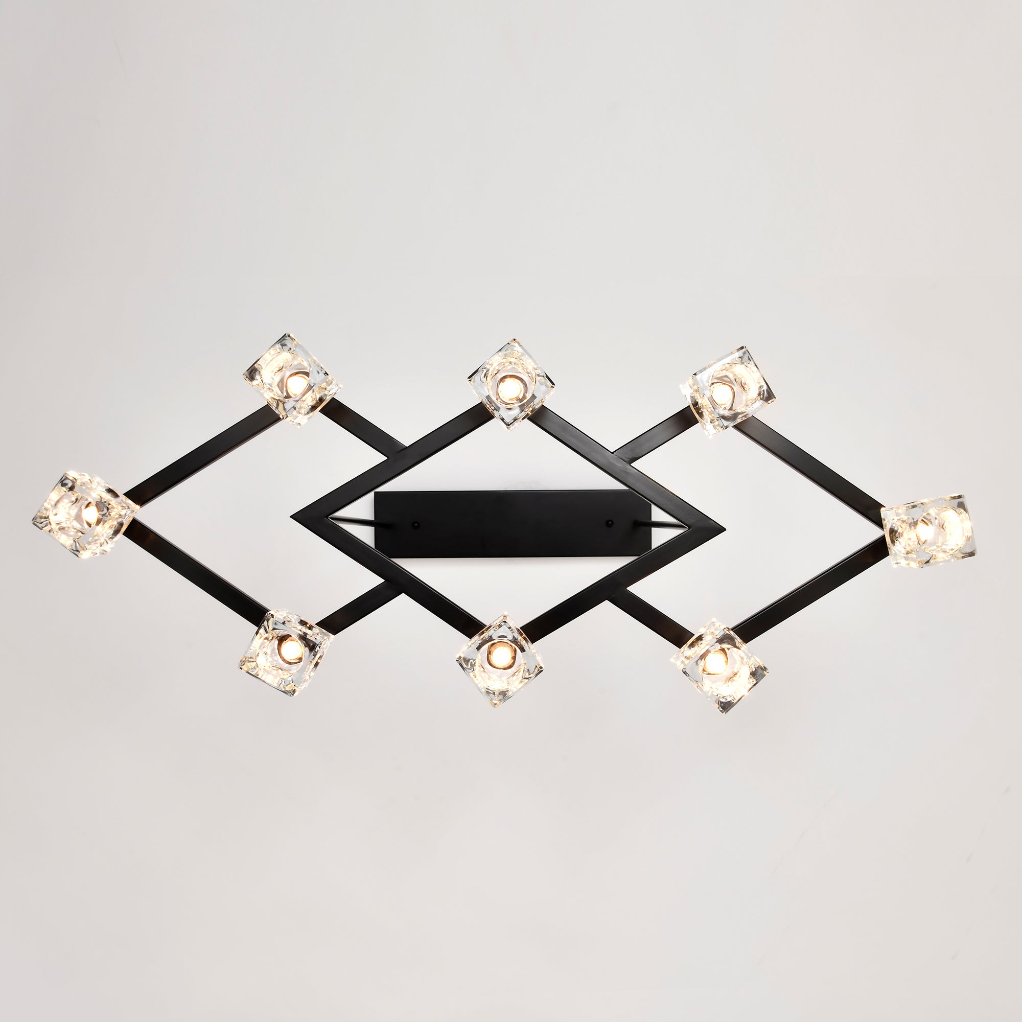 Black Iron Lantern Chandelier