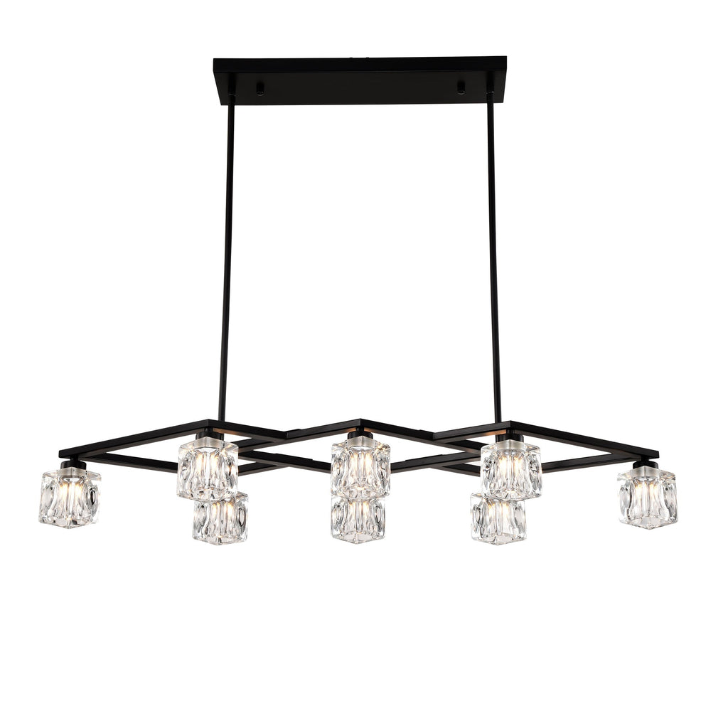 Black Iron Lantern Chandelier