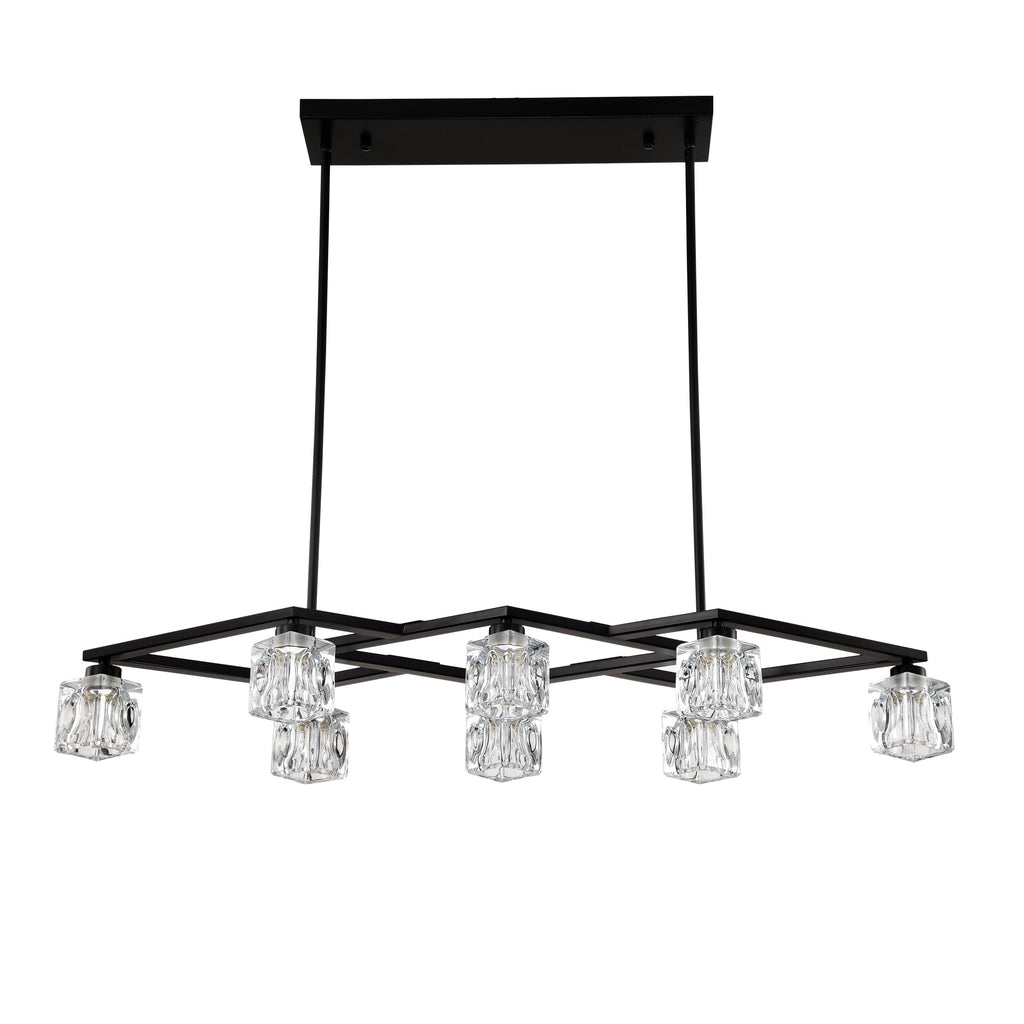 Black Iron Lantern Chandelier