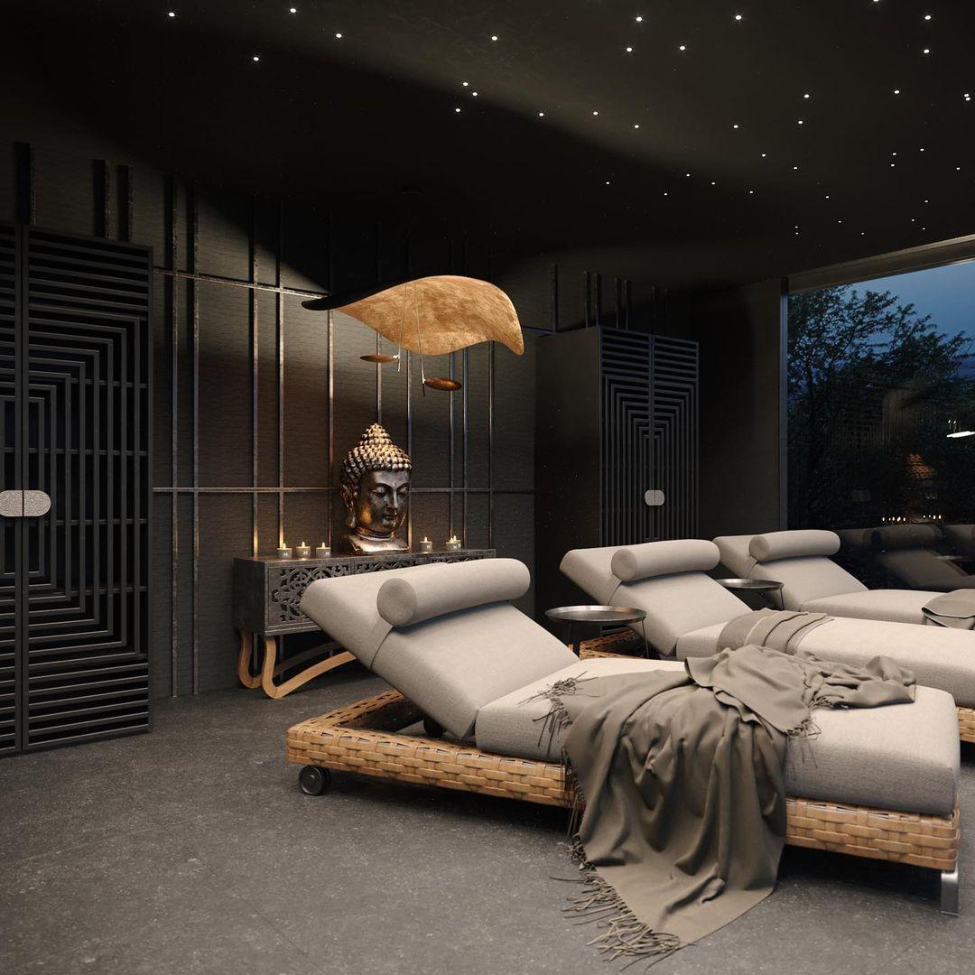 Black Wheel Pendant Light