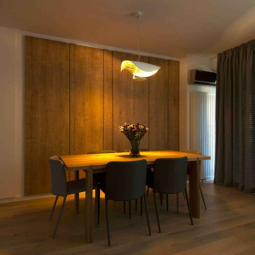 Black Wheel Pendant Light