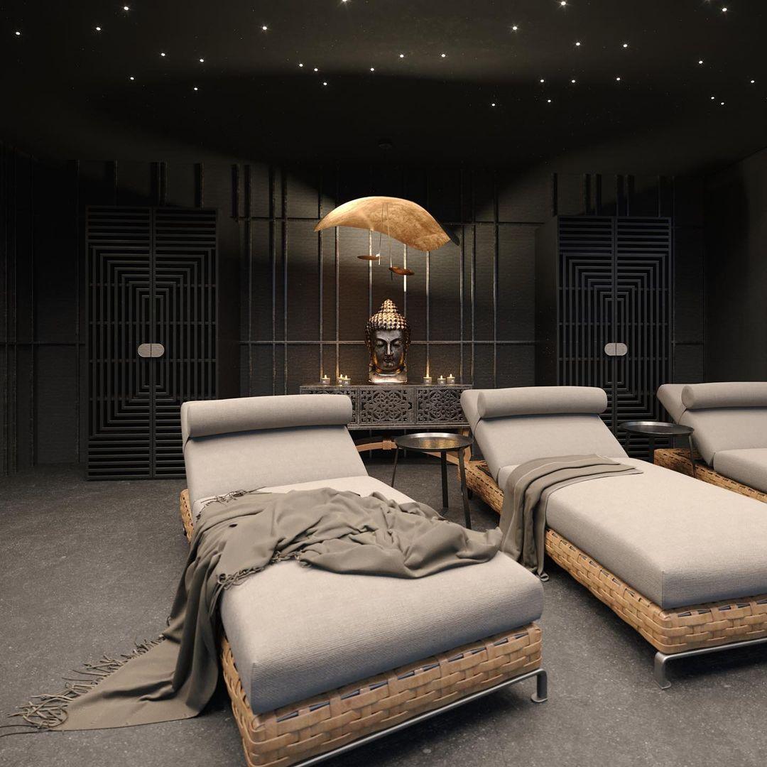 Black Wheel Pendant Light