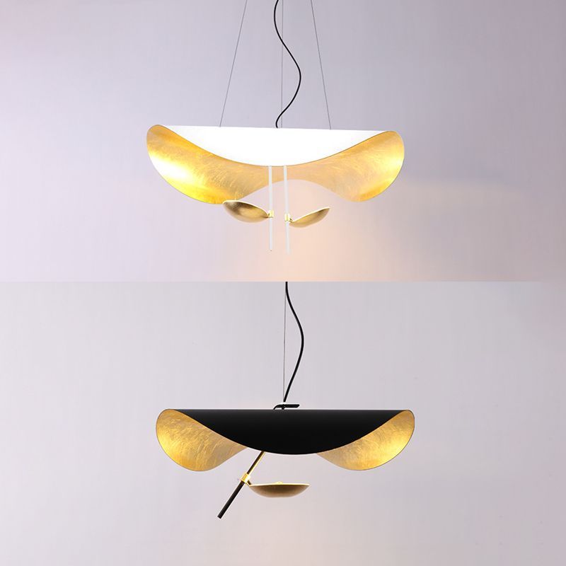 Black Wheel Pendant Light