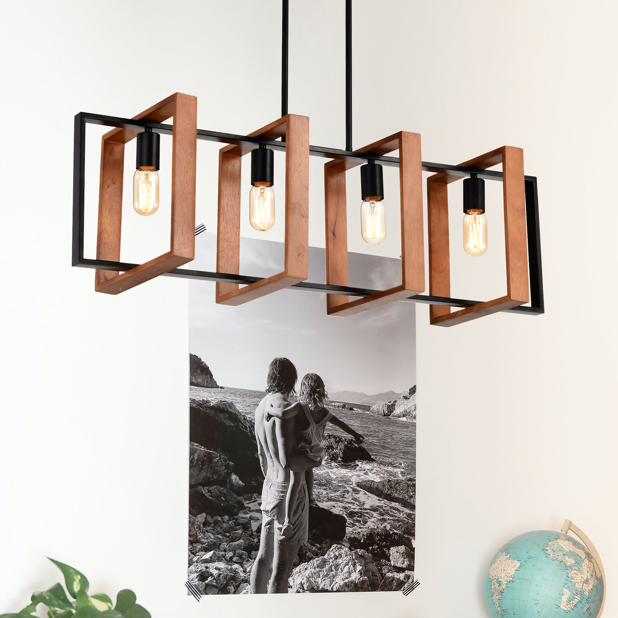 Blackwood Beam Chandelier