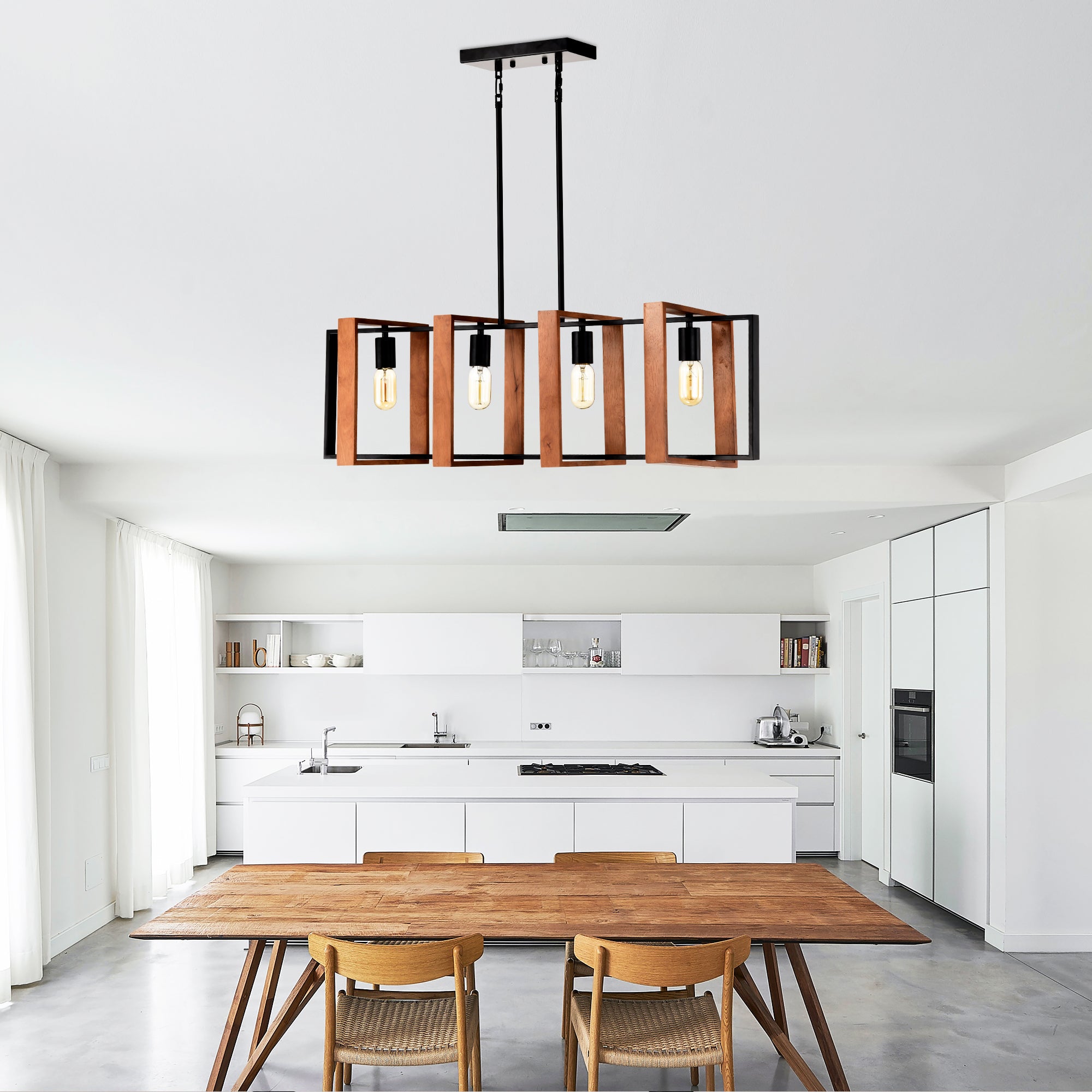 Blackwood Beam Chandelier