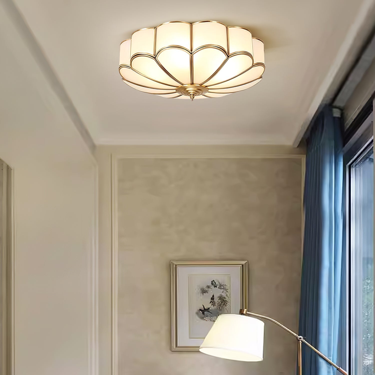 Blooming Glass Ceiling Light