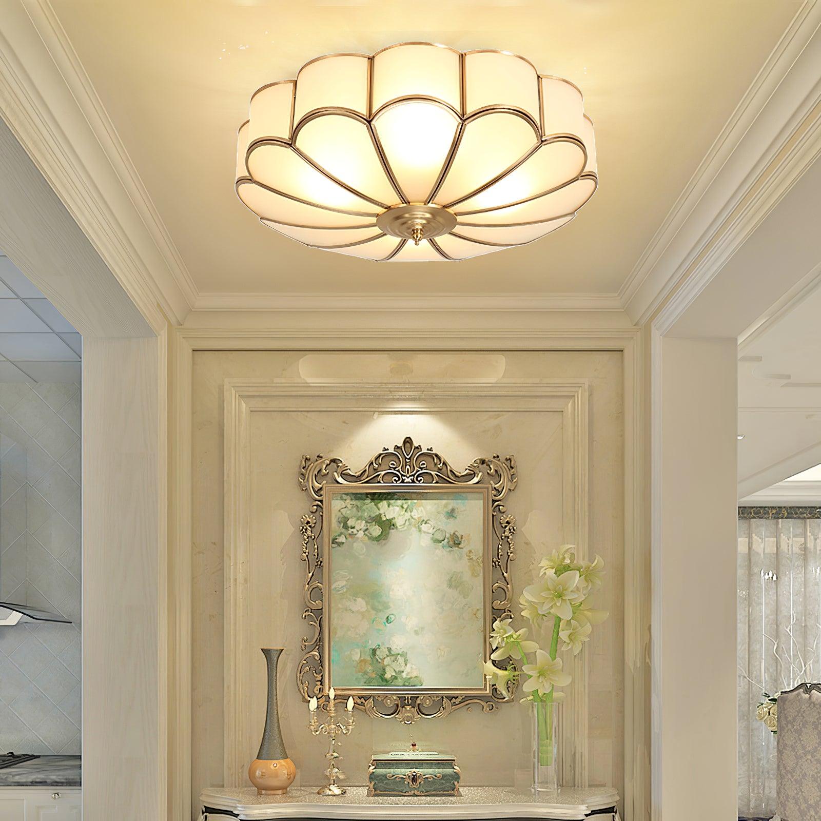Blooming Glass Ceiling Light