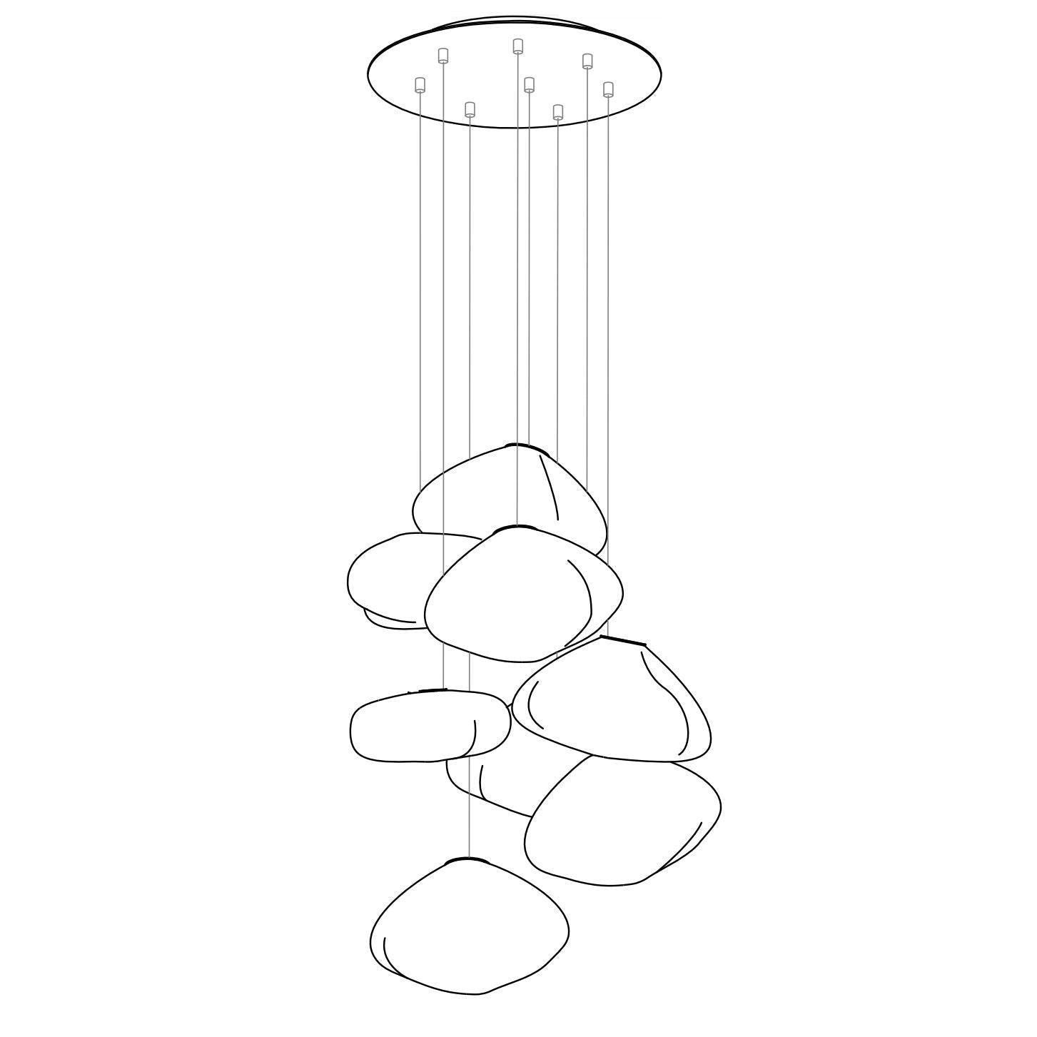 Blown Glass Pendant Light - ZozHome