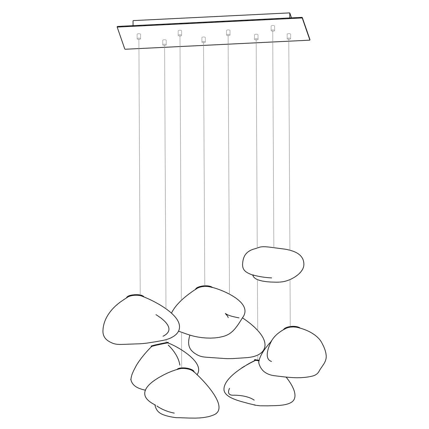 Blown Glass Pendant Light - ZozHome