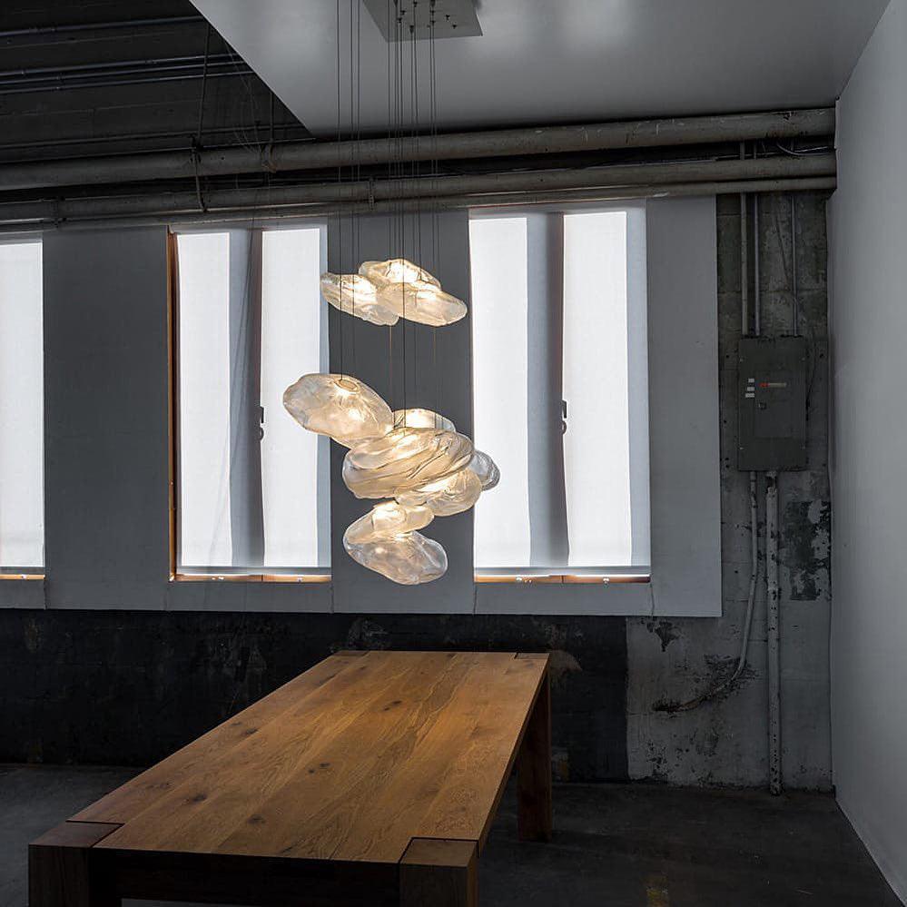 Blown Glass Pendant Light