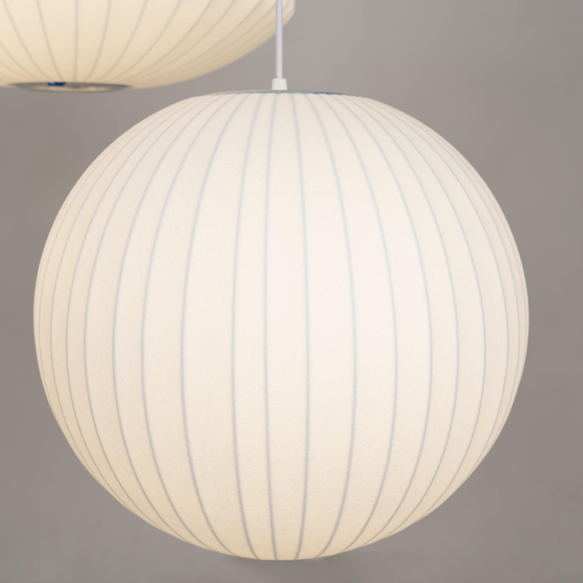Bubble Mulberry Silk Pendant Lamp