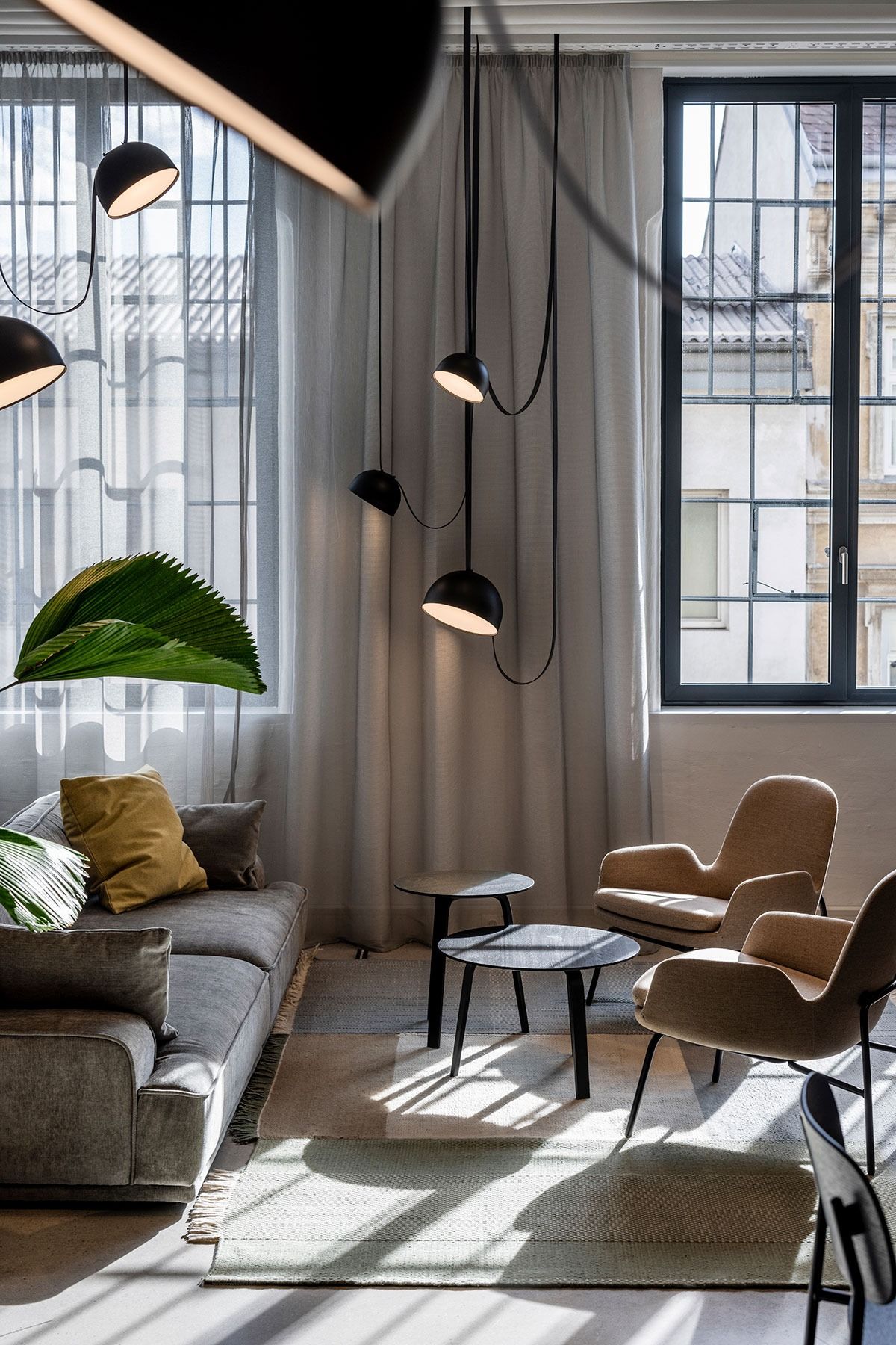 Canvas Suspenders Pendant Light