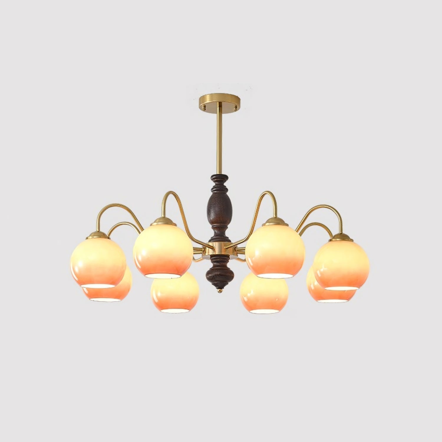 Caramel Orb Chandelier - ZozHome