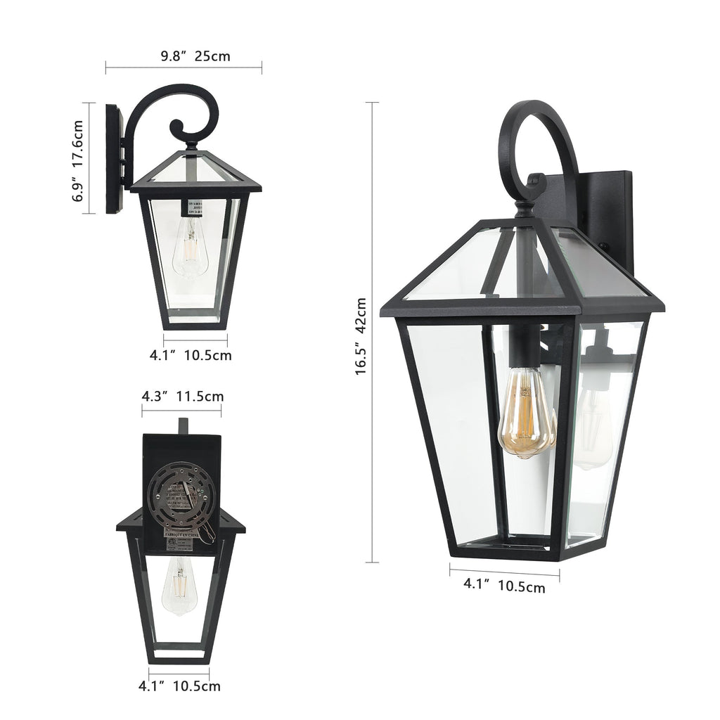 Carriage Lanterns Outdoor Wall Lamp