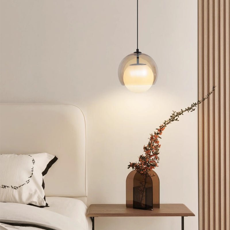 Celestia Double Glass Pendant Light