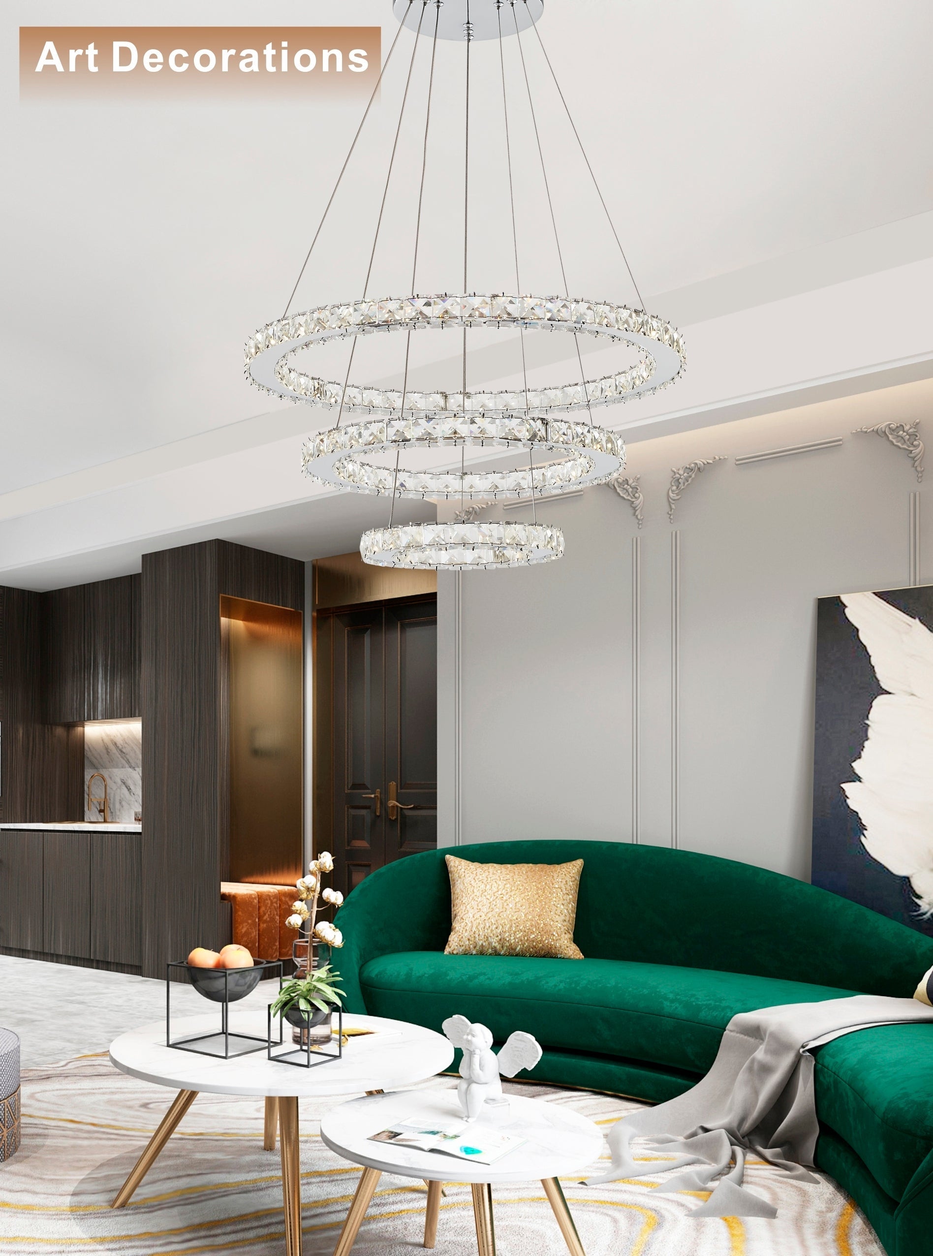 Celestial Rings Chandelier