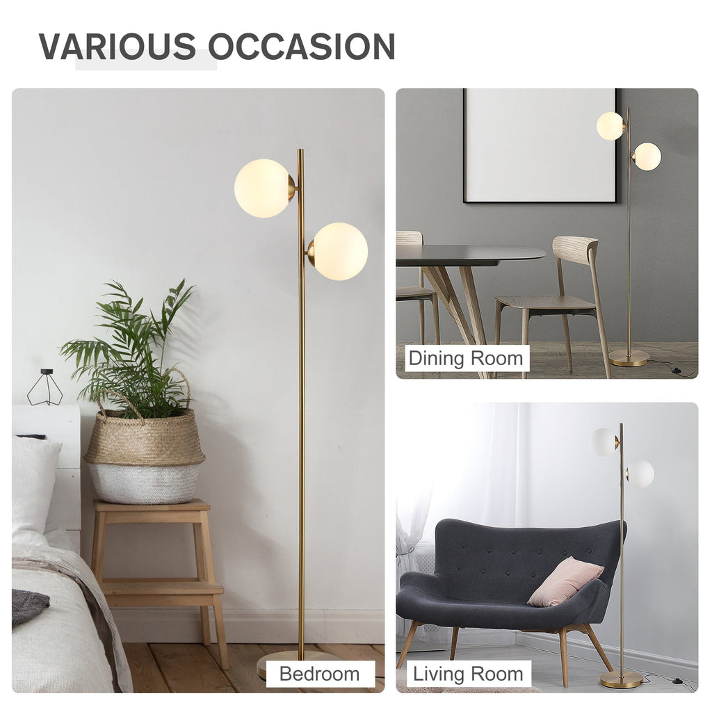 Celine Glass Floor Lamp