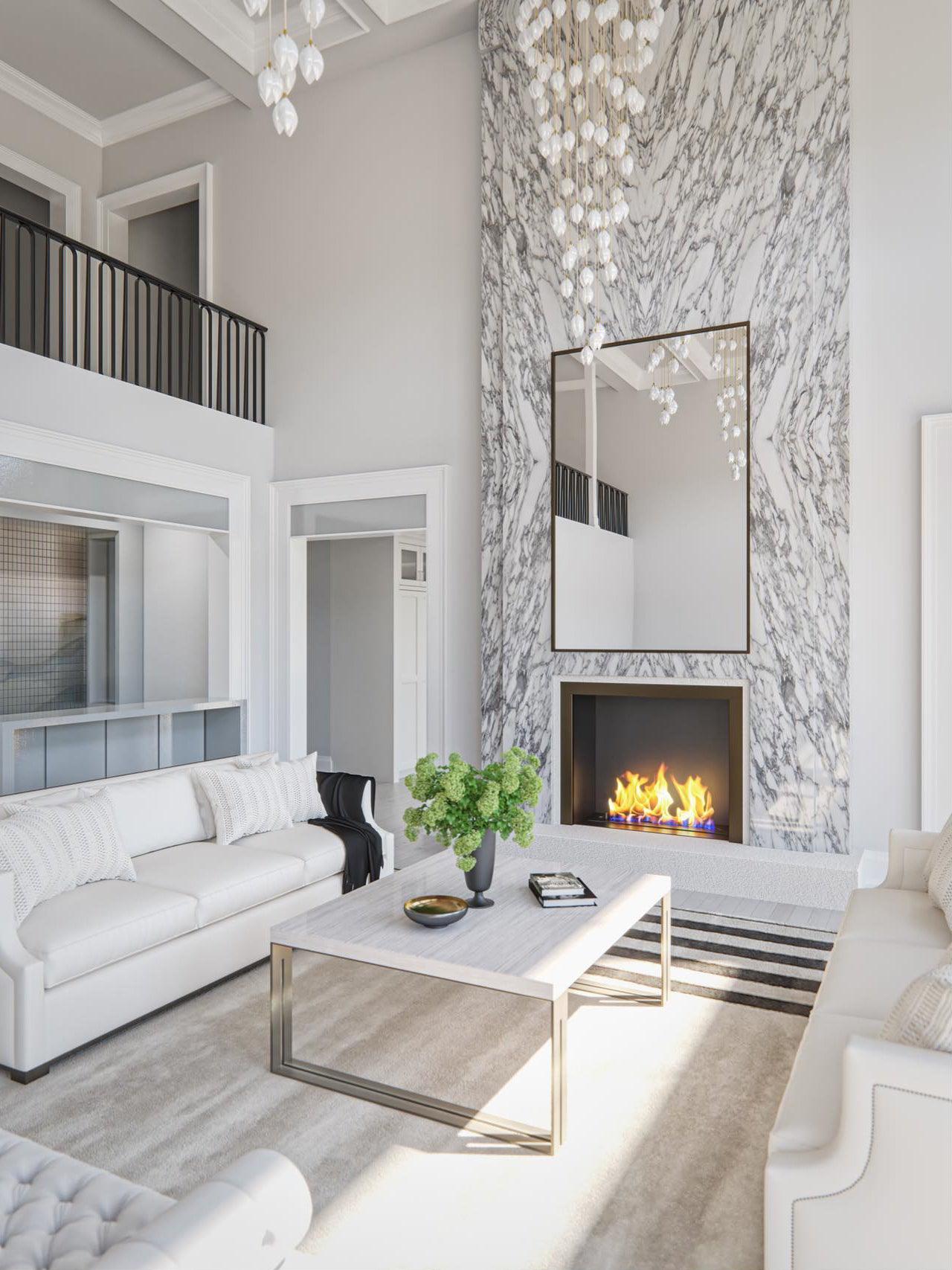 Ceramic Flower Pendant Light